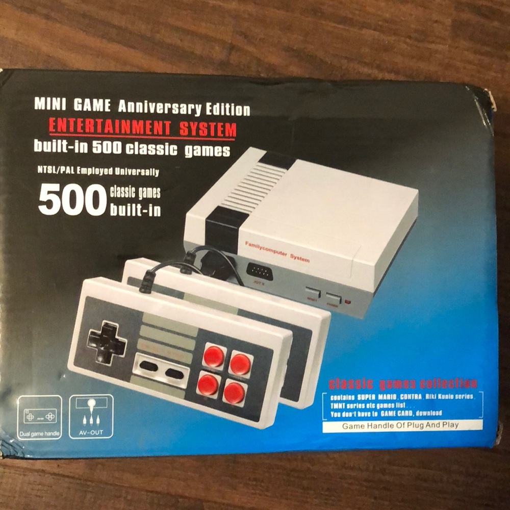 Nintendo anniversary edition mini with 500 games